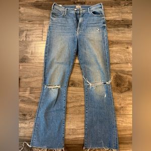 MOTHER denim Hustler Ankle Fray Understudy Size 27. Only worn a handful of times